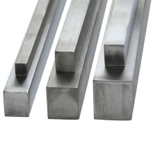 Polished finish stainless steel square bar